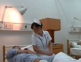 Amateur Asian nurse enjoys hot fucking on camera