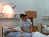 Amateur Asian nurse enjoys hot fucking on camera