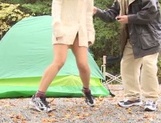Hot Asian milf gets fucked hard while off on a camping trip picture 11