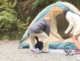Hot Asian milf gets fucked hard while off on a camping trip picture 22