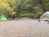 Hot Asian milf gets fucked hard while off on a camping trip picture 27