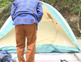 Hot Asian milf gets fucked hard while off on a camping trip picture 41