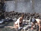 Misuzu Takashima hot Asian milf enjoys the outdoor baths picture 99