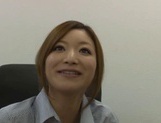 Karen Fujiki Makes A Man Cum In Her Mouth At The Office picture 37