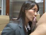 Kozue Hirayama is having a hardcore day at work picture 54