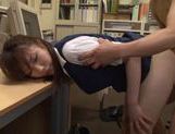 Office Fucking With Yui Hoshino Begging For It On Her Desk picture 112