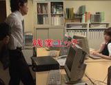 Office Fucking With Yui Hoshino Begging For It On Her Desk