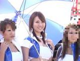 Nice teen Yui Tatsumi in sexy costume enjoys vibrator picture 19