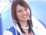 Yui Tatsumi naughty race queen enjoys secret vibrator picture 21