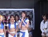 Nice teen Yui Tatsumi in sexy costume enjoys vibrator picture 25