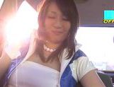 Nice teen Yui Tatsumi in sexy costume enjoys vibrator picture 43
