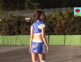 Yui Tatsumi naughty race queen enjoys secret vibrator picture 55