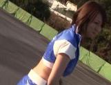 Nice teen Yui Tatsumi in sexy costume enjoys vibrator picture 56