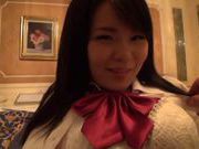 Sayaka Aishiro amazing Asian schoolgirl is one horny teen