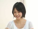 Erina Nagasawa gently removing her clothes picture 17