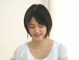 Erina Nagasawa gently removing her clothes picture 18