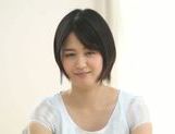 Erina Nagasawa gently removing her clothes picture 19
