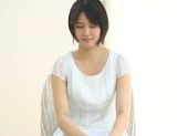 Erina Nagasawa gently removing her clothes picture 22