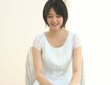 Erina Nagasawa gently removing her clothes picture 23