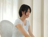 Erina Nagasawa gently removing her clothes picture 25