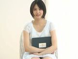 Erina Nagasawa gently removing her clothes picture 32