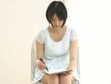 Erina Nagasawa gently removing her clothes picture 58