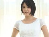Erina Nagasawa gently removing her clothes picture 76