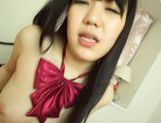 Marin Aono nice Asian teen in school uniform doggy style picture 84