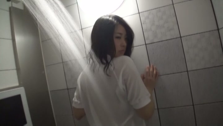Kinky Japanese amateur teen gets wet and fucked hard in a shower picture 31