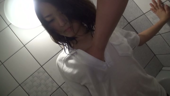 Kinky Japanese amateur teen gets wet and fucked hard in a shower picture 38