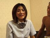 Fumika Uesugi receives hot cumshot! picture 22