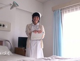 Petite amateur babe Mashiro Ayase deepthroats cock on pov video picture 5