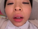 Petite amateur babe Mashiro Ayase deepthroats cock on pov video picture 61