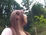 Kokomi Naruse hot outdoor blowjob with cum in her mouth picture 73