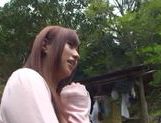 Kokomi Naruse hot outdoor blowjob with cum in her mouth picture 75