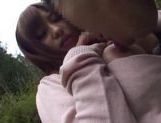 Kokomi Naruse hot outdoor blowjob with cum in her mouth picture 98