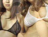 Miina Kanno and big titted Asian friend in hot threesome