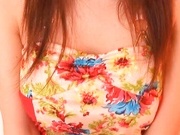 Mai Uzuki Japanese model has cute Asian tits