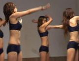 Japanese Hotties In Skimpy Clothes Are Working Out