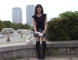 Exhibitionist Yuzuki Hatano does some naughty outdoors actions picture 61