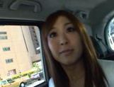 Sae Aihara Sucks Cock And Masturbates In A Moving Car picture 11