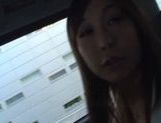 Sae Aihara Sucks Cock And Masturbates In A Moving Car picture 18