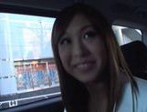 Sae Aihara Sucks Cock And Masturbates In A Moving Car picture 19