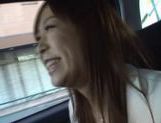 Sae Aihara Sucks Cock And Masturbates In A Moving Car picture 21