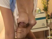 Nasty Japanese massage woman knows how to work dick