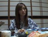 Traditional babe Rina Kato have a nice fuck after dinner. picture 19