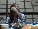 Traditional babe Rina Kato have a nice fuck after dinner. picture 30