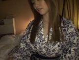 Traditional babe Rina Kato have a nice fuck after dinner. picture 58