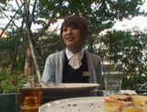 Maomi Nagasawa sucks cock right after cooking some Chinese food! picture 26