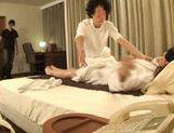 Sensual Asian masseur fucking a hot and sexy babe picture 37